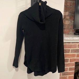 CYRUS - BLACK COWL NECK SWEATER - CHIC - MEDIUM